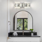 Elegant Polygonal Crystal Wall Light