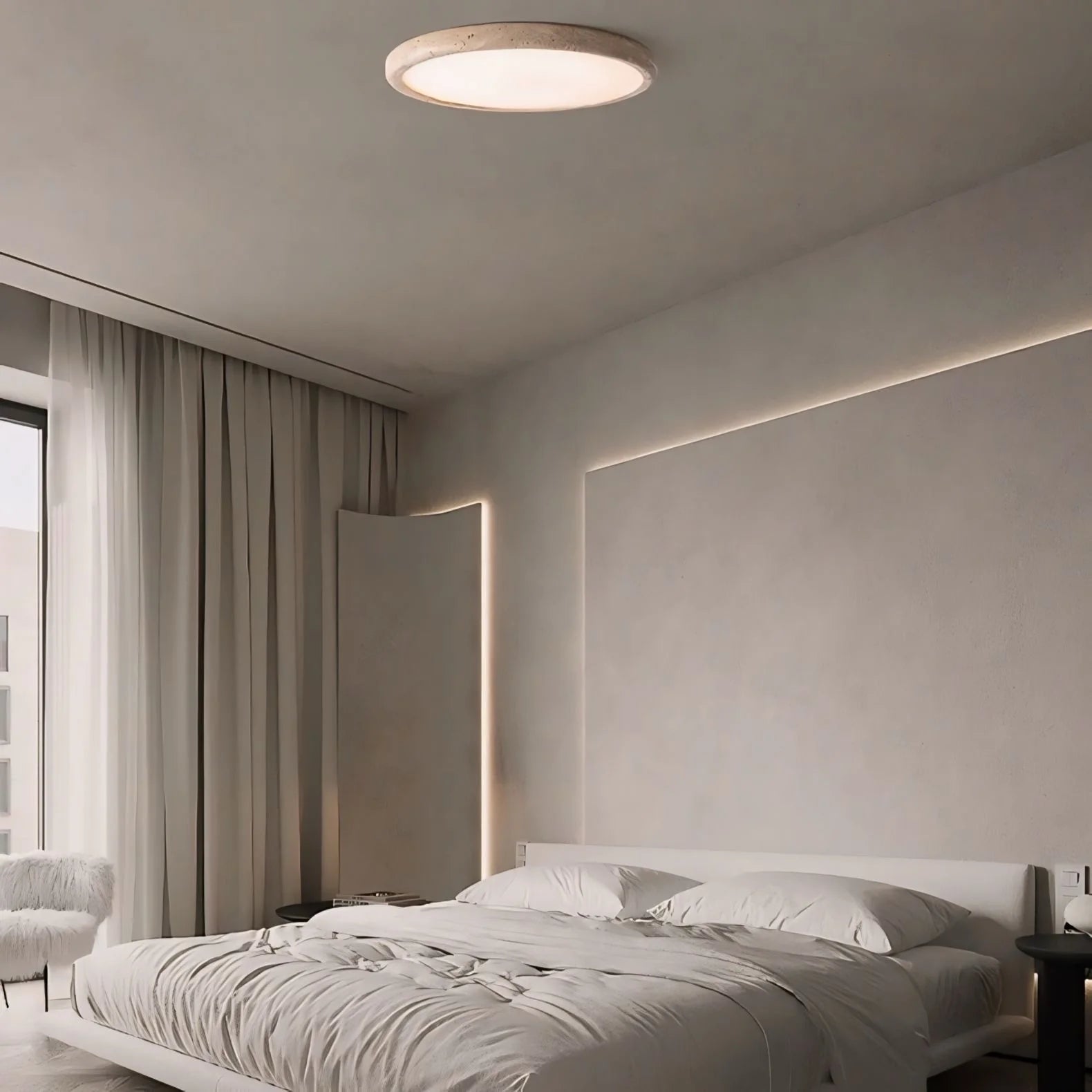 Modern Travertin Minimalist Ceiling Lamp