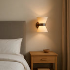 Modern Minimalist Silk Wall Light