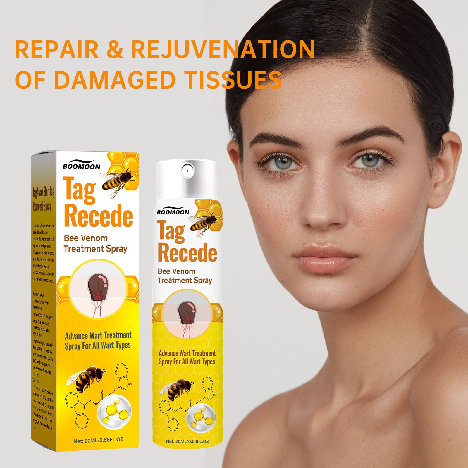 Bee Venom Cures Wart Nursing Spray Cleaning And Desalination