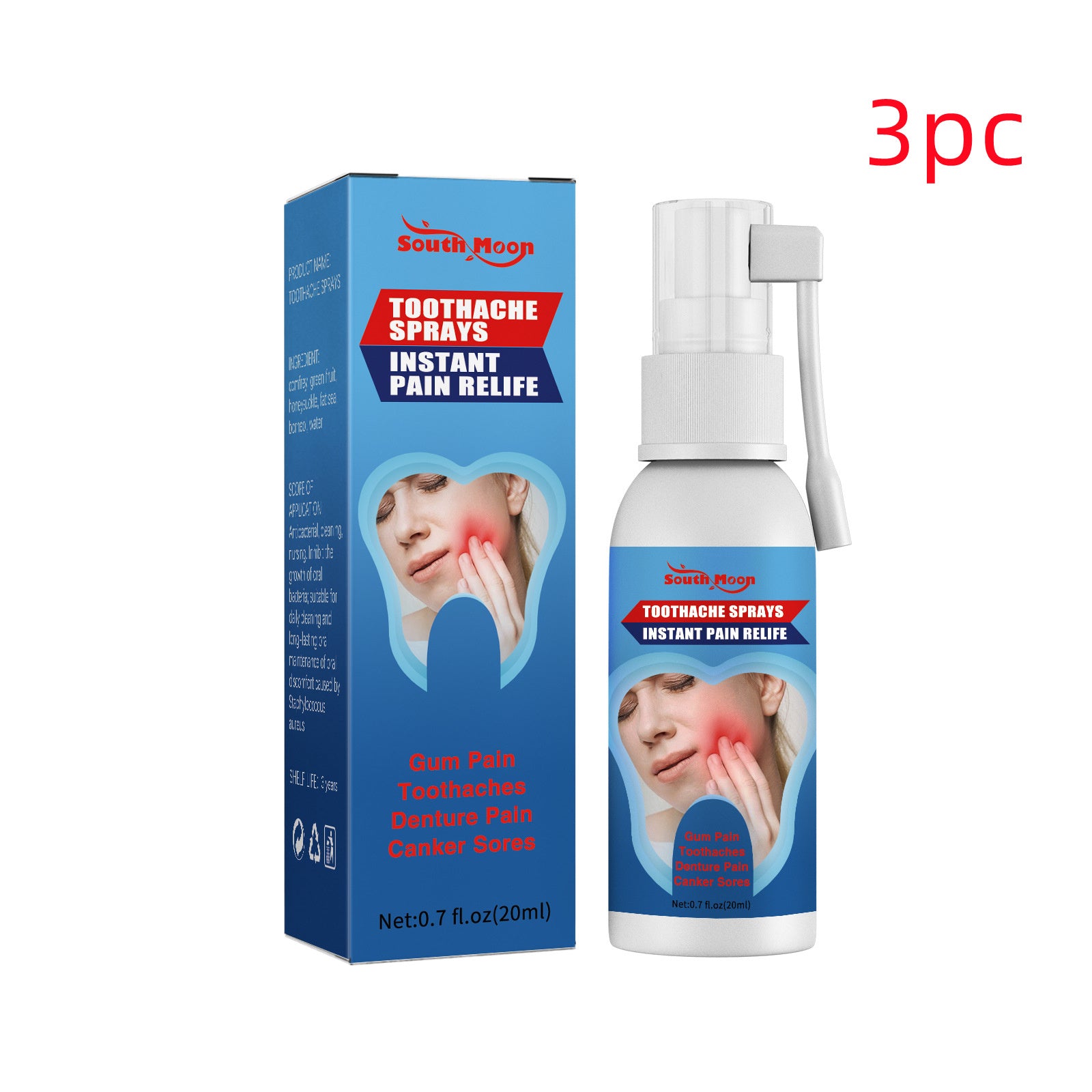 Simple And Creative Gum Swelling Pain Spray