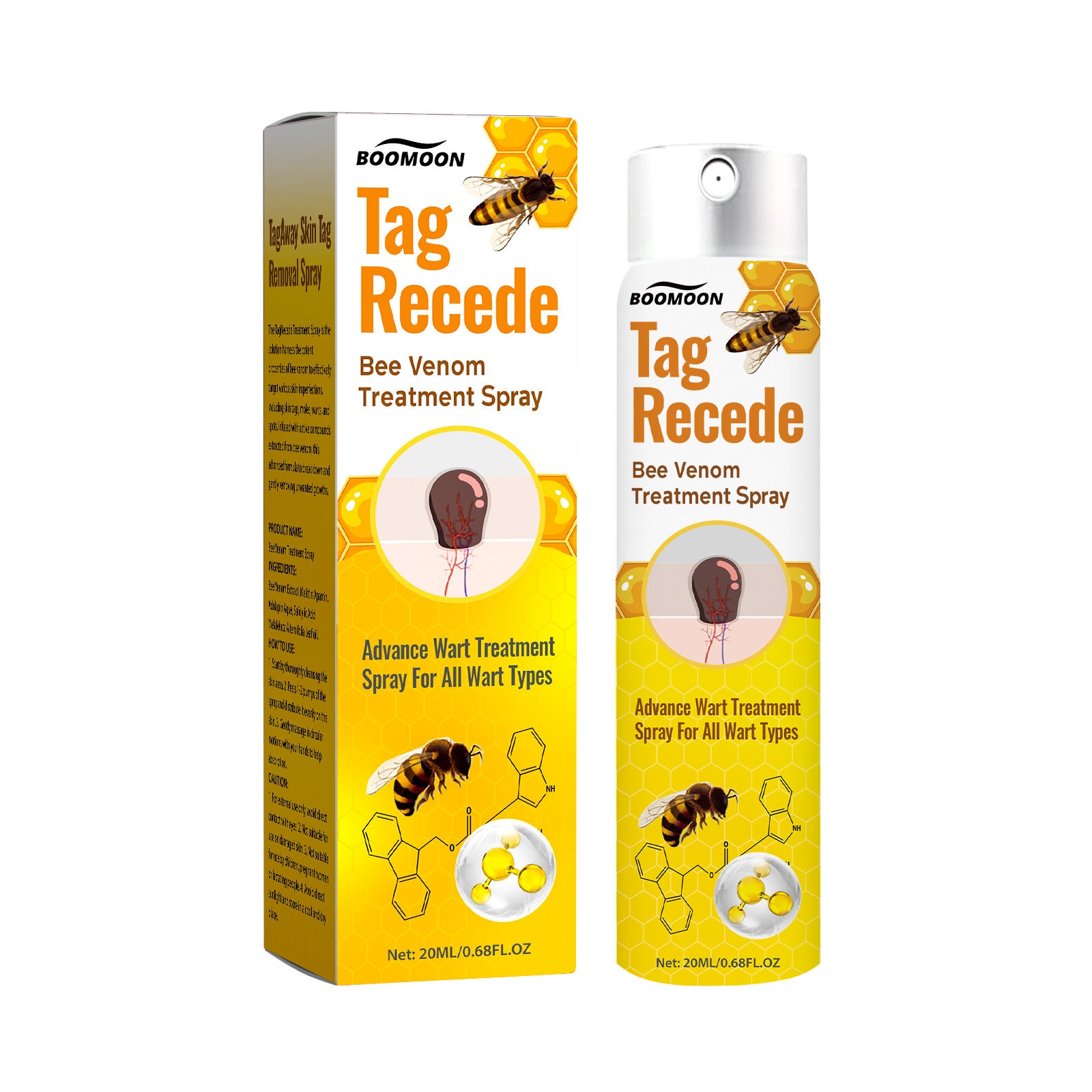 Bee Venom Cures Wart Nursing Spray Cleaning And Desalination