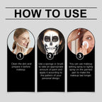 Halloween Face Colored Drawing Crayon Suit