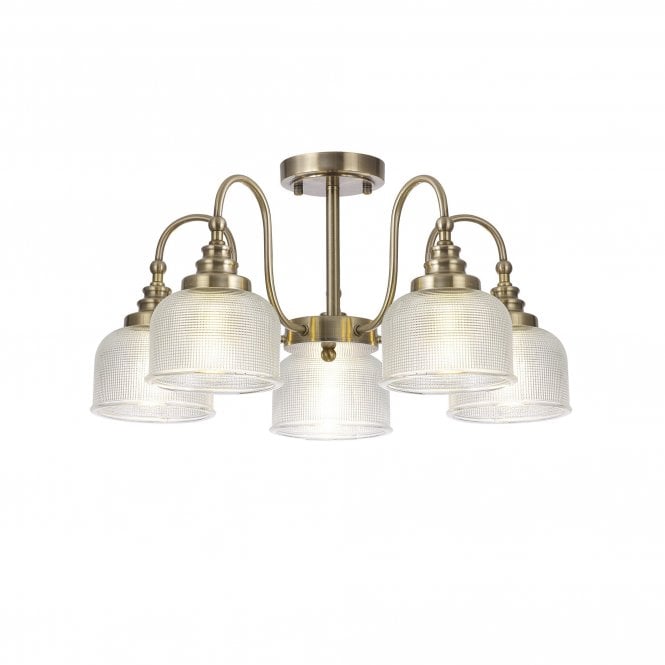 Classic Swirling Glass Pendant Light